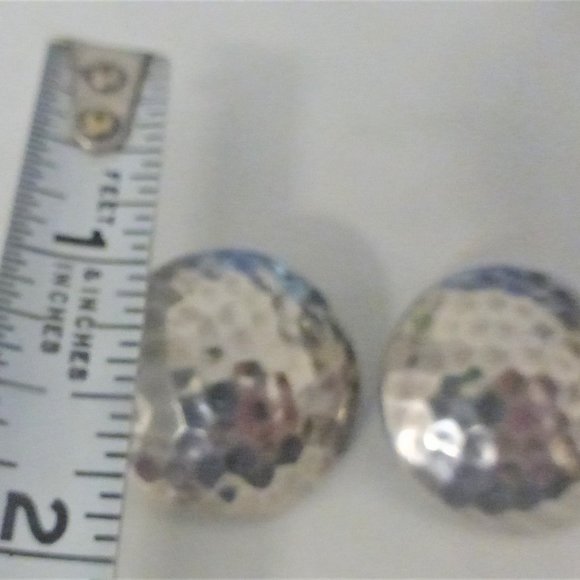 JW2 NECKLACE & EARRINGS Stainless Steel Necklace Silver Earrings Clip on Earring - Picture 7 of 11